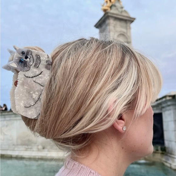 Solar Eclipse Ragdoll Cat Claw Hair Clip - Picture 2 of 3